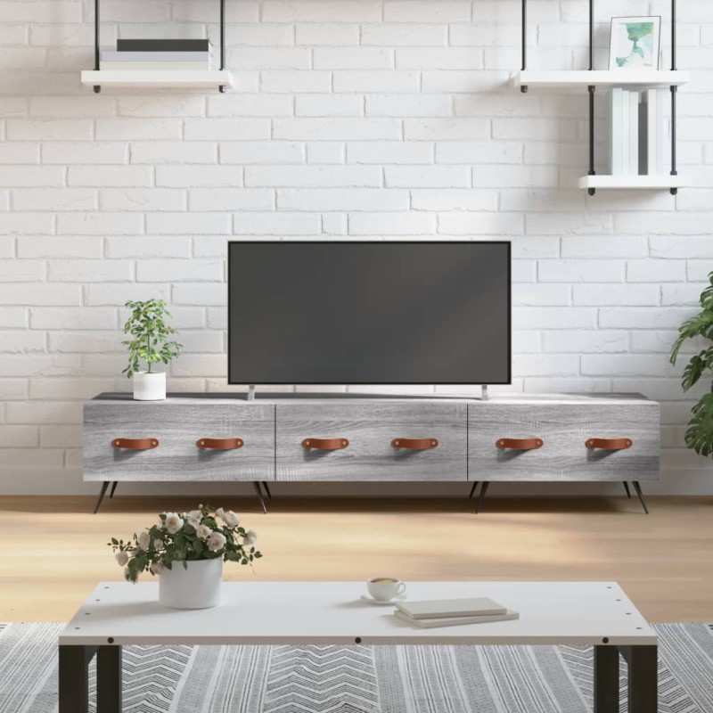 vidaXL Mobile Porta TV Grigio Sonoma 150x36x30 cm in Legno Multistrato vidaXL Mobile Porta TV Grigio Sonoma 150x36x30 cm in Legno Multistrato