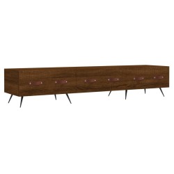 vidaXL Mobile Porta TV Rovere Marrone 150x36x30cm in Legno Multistrato