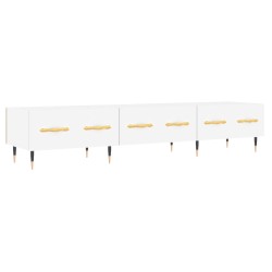 vidaXL Mobile Porta TV Bianco 150x36x30 cm in Legno Multistrato
