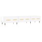 vidaXL Mobile Porta TV Bianco Lucido 150x36x30 cm in Legno Multistrato vidaXL Mobile Porta TV Bianco Lucido 150x36x30 cm in Legno Multistrato