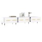 vidaXL Mobile Porta TV Bianco Lucido 150x36x30 cm in Legno Multistrato vidaXL Mobile Porta TV Bianco Lucido 150x36x30 cm in Legno Multistrato