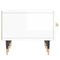 vidaXL Mobile Porta TV Bianco Lucido 150x36x30 cm in Legno Multistrato vidaXL Mobile Porta TV Bianco Lucido 150x36x30 cm in Legno Multistrato