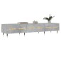 vidaXL Mobile Porta TV Grigio Cemento 150x36x30 cm Legno Multistrato