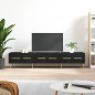 vidaXL Mobile Porta TV Nero 150x36x30 cm in Legno Multistrato vidaXL Mobile Porta TV Nero 150x36x30 cm in Legno Multistrato