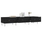 vidaXL Mobile Porta TV Nero 150x36x30 cm in Legno Multistrato