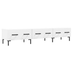 vidaXL Mobile Porta TV Bianco 150x36x30 cm in Legno Multistrato