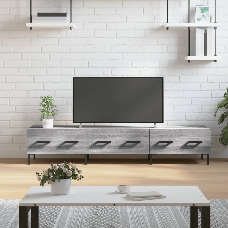 vidaXL Mobile Porta TV Grigio Sonoma 150x36x30 cm in Legno Multistrato vidaXL Mobile Porta TV Grigio Sonoma 150x36x30 cm in Legno Multistrato