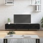 vidaXL Mobile Porta TV Nero 150x36x30 cm in Legno Multistrato vidaXL Mobile Porta TV Nero 150x36x30 cm in Legno Multistrato