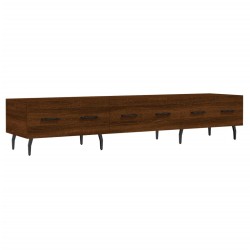 vidaXL Mobile Porta TV Rovere Marrone 150x36x30cm in Legno Multistrato