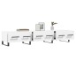 vidaXL Mobile Porta TV Bianco 150x36x30 cm in Legno Multistrato vidaXL Mobile Porta TV Bianco 150x36x30 cm in Legno Multistrato