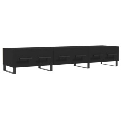 vidaXL Mobile Porta TV Nero 150x36x30 cm in Legno Multistrato