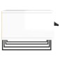 vidaXL Mobile Porta TV Bianco Lucido 150x36x30 cm in Legno Multistrato vidaXL Mobile Porta TV Bianco Lucido 150x36x30 cm in Legno Multistrato