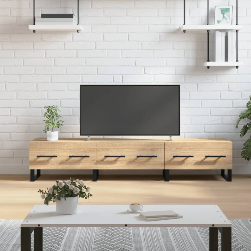vidaXL Mobile Porta TV Rovere Sonoma 150x36x30 cm in Legno Multistrato vidaXL Mobile Porta TV Rovere Sonoma 150x36x30 cm in Legno Multistrato