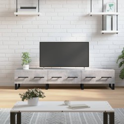 vidaXL Mobile Porta TV Grigio Cemento 150x36x30 cm Legno Multistrato