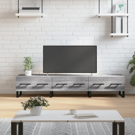 vidaXL Mobile Porta TV Grigio Sonoma 150x36x30 cm in Legno Multistrato