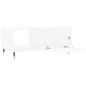 vidaXL Tavolino da Salotto Bianco 90x50x40 cm in Legno Multistrato