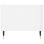 vidaXL Tavolino da Salotto Bianco Lucido 90x50x40 cm Legno Multistrato