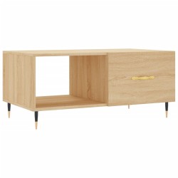 vidaXL Tavolino da Salotto Rovere Sonoma 90x50x40 cm Legno Multistrato