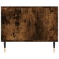 vidaXL Tavolino da Salotto Rovere Fumo 90x50x40cm in Legno Multistrato