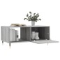 vidaXL Tavolino da Salotto Grigio Sonoma 90x50x40 cm Legno Multistrato