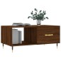 vidaXL Tavolino da Salotto Rovere Marrone 90x50x40cm Legno Multistrato