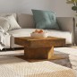 Tavolino da Salotto Rovere Fumo 57x57x30cm in Legno Multistrato Tavolino da Salotto Rovere Fumo 57x57x30cm in Legno Multistrato