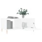 vidaXL Tavolino da Salotto Bianco 90x50x40 cm in Legno Multistrato