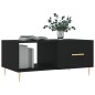 vidaXL Tavolino da Salotto Nero 90x50x40 cm in Legno Multistrato