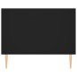 vidaXL Tavolino da Salotto Nero 90x50x40 cm in Legno Multistrato