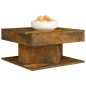 Tavolino da Salotto Rovere Fumo 57x57x30cm in Legno Multistrato Tavolino da Salotto Rovere Fumo 57x57x30cm in Legno Multistrato