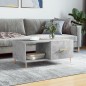 vidaXL Tavolino da Salotto Grigio Cemento 90x50x40cm Legno Multistrato