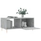 vidaXL Tavolino da Salotto Grigio Cemento 90x50x40cm Legno Multistrato
