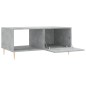vidaXL Tavolino da Salotto Grigio Cemento 90x50x40cm Legno Multistrato