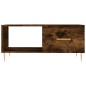 vidaXL Tavolino da Salotto Rovere Fumo 90x50x40cm in Legno Multistrato