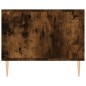 vidaXL Tavolino da Salotto Rovere Fumo 90x50x40cm in Legno Multistrato