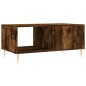 vidaXL Tavolino da Salotto Rovere Fumo 90x50x40cm in Legno Multistrato