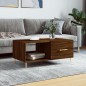 vidaXL Tavolino da Salotto Rovere Marrone 90x50x40cm Legno Multistrato