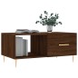 vidaXL Tavolino da Salotto Rovere Marrone 90x50x40cm Legno Multistrato