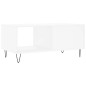 vidaXL Tavolino da Salotto Bianco 90x50x40 cm in Legno Multistrato