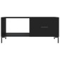 vidaXL Tavolino da Salotto Nero 90x50x40 cm in Legno Multistrato