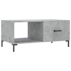 vidaXL Tavolino da Salotto Grigio Cemento 90x50x40cm Legno Multistrato