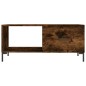 vidaXL Tavolino da Salotto Rovere Fumo 90x50x40cm in Legno Multistrato