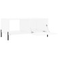 vidaXL Tavolino da Salotto Bianco 90x50x40 cm in Legno Multistrato