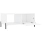 vidaXL Tavolino da Salotto Bianco Lucido 90x50x40 cm Legno Multistrato