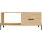 vidaXL Tavolino da Salotto Rovere Sonoma 90x50x40 cm Legno Multistrato