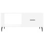 vidaXL Tavolino da Salotto Bianco 90x50x40 cm in Legno Multistrato