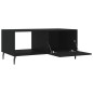vidaXL Tavolino da Salotto Nero 90x50x40 cm in Legno Multistrato