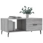 vidaXL Tavolino da Salotto Grigio Sonoma 90x50x40 cm Legno Multistrato