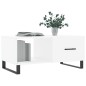 vidaXL Tavolino da Salotto Bianco 90x50x40 cm in Legno Multistrato