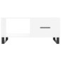 vidaXL Tavolino da Salotto Bianco 90x50x40 cm in Legno Multistrato